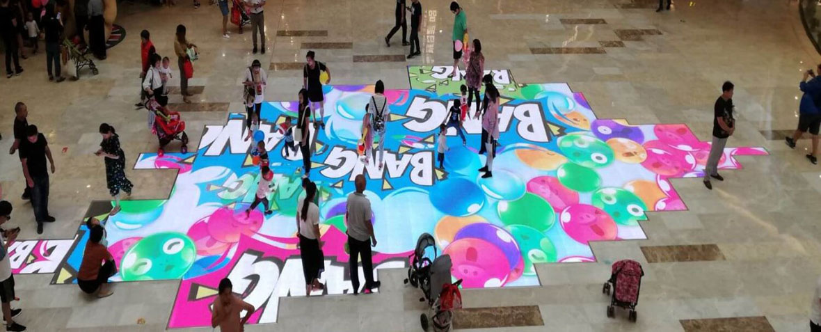 Piso LED interactivo 001