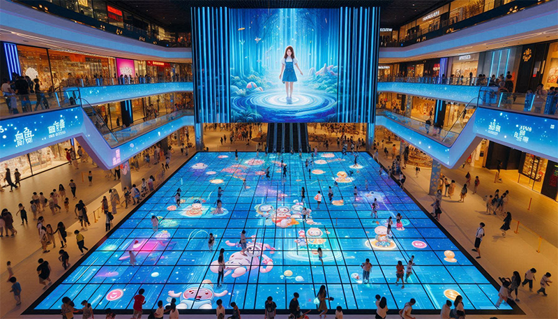 ¿Qué es un piso de video LED y cómo funciona?