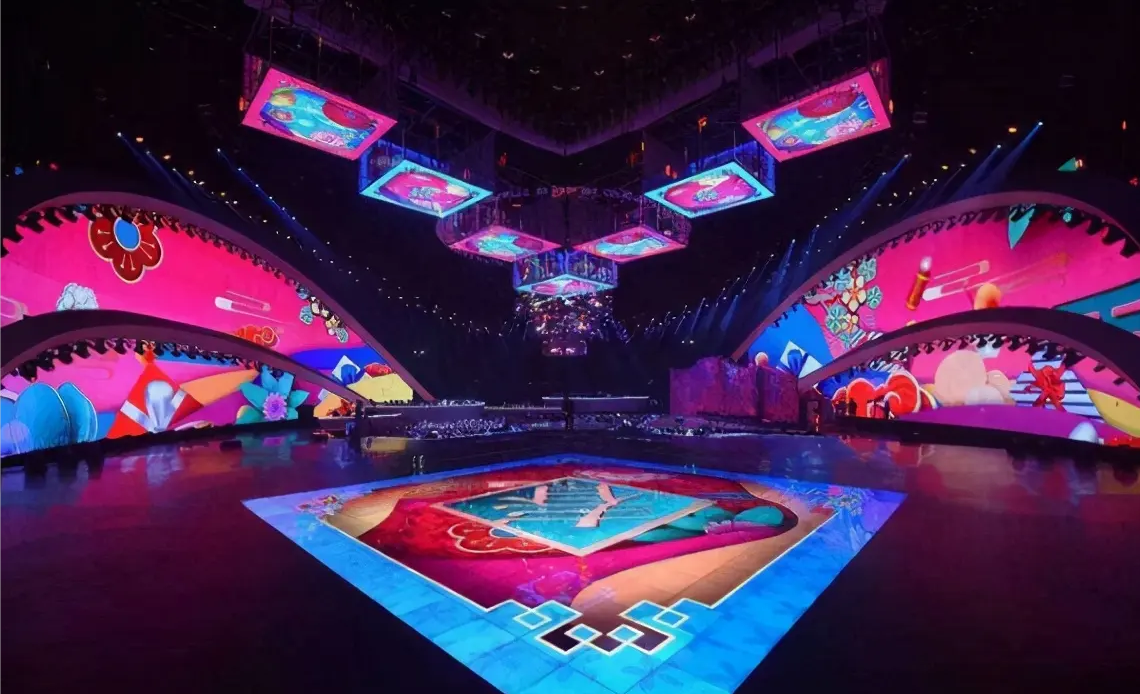 Piso de LED al aire libre barato para la fiesta