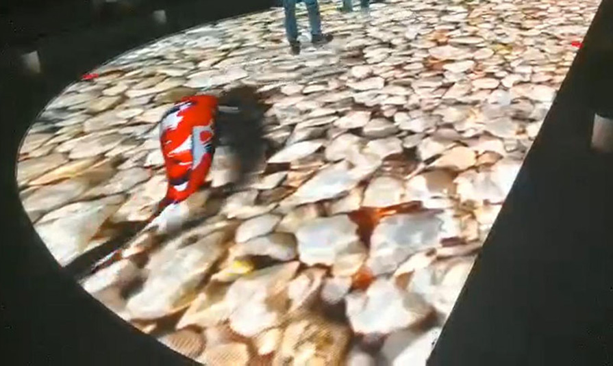 Piso LED cuztomizado