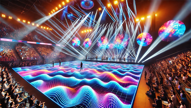 ¿Cuáles son los beneficios de usar un piso LED de sensor?