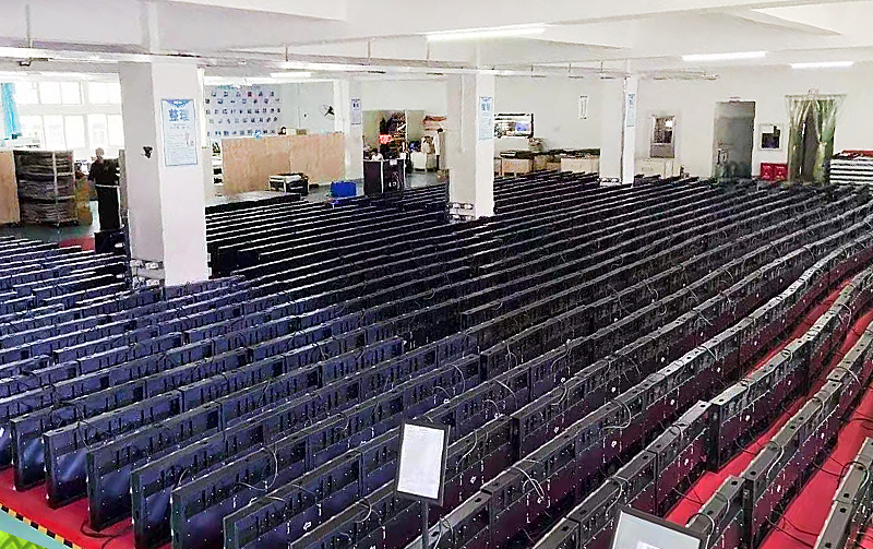 China fabricante de alquiler de pantalla LED grande