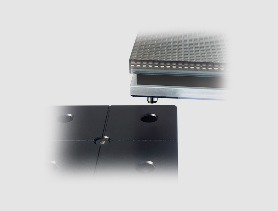 Instalación de piso interactivo LED