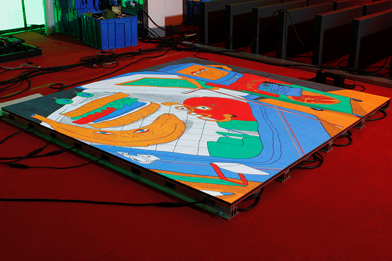 ¿Se pueden usar pisos de video LED para eventos al aire libre?