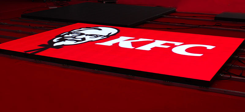LED-Video-Floor-Plays-KFC-Advertisement