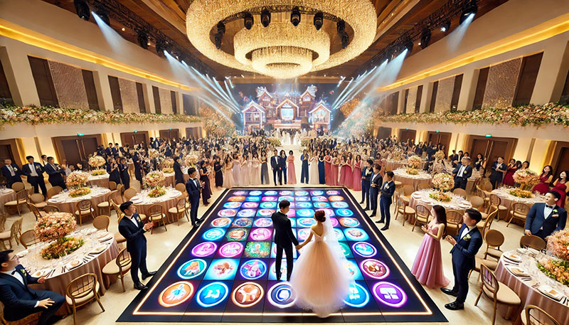 Led-video-floor-usado en escena